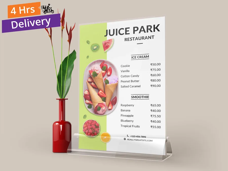 Menu Cards